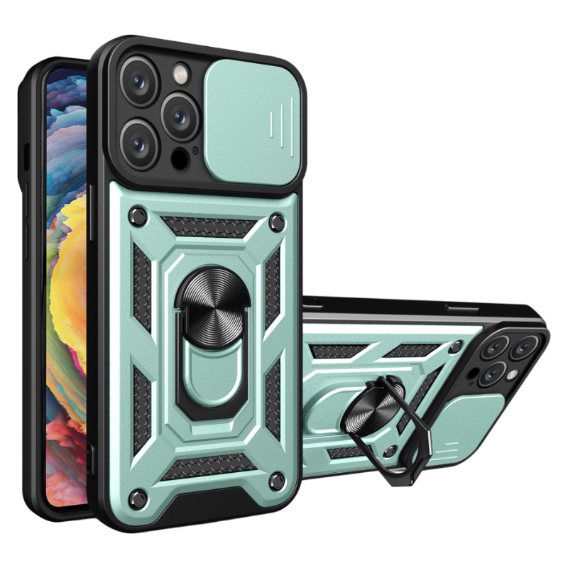 iPhone Mech Protective Sliding Window Phone Case LEKCASE