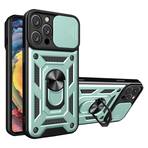 iPhone Mech Protective Sliding Window Phone Case LEKCASE