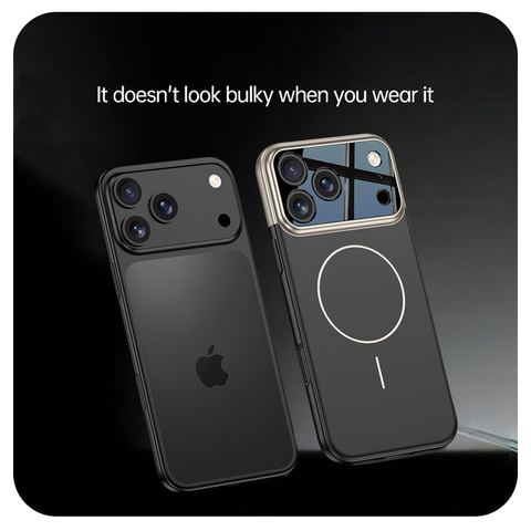 LEKCASE iPhone 17 series frosted magnetic hole anti-fall mobile phone case