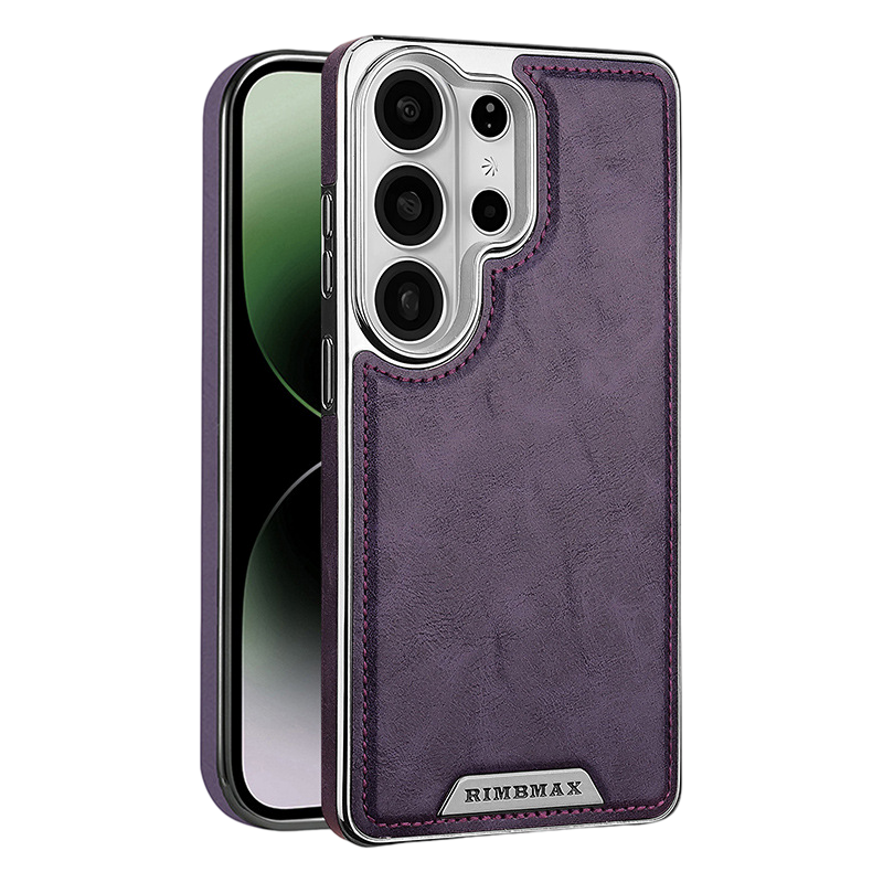 LEKCASE Business Men's Magnetic Full-Coverage Drop-Proof Leather Phone Case LEKCASE
