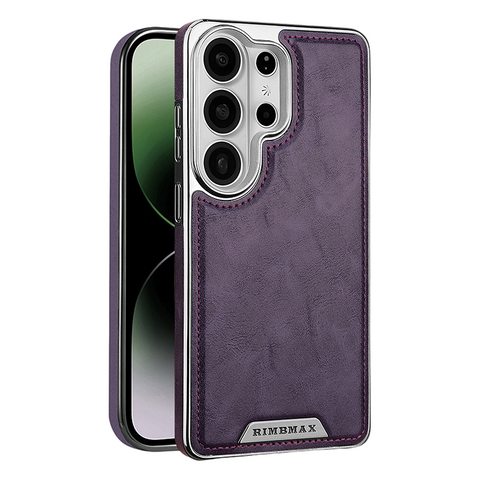 LEKCASE Business Men's Magnetic Full-Coverage Drop-Proof Leather Phone Case LEKCASE
