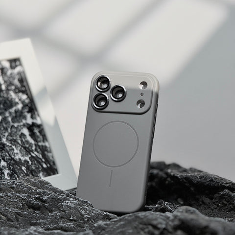 LEKCASE Slim Magnetic Silicone iPhone 17 Case with Lens Protection