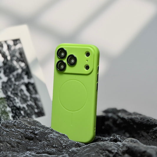 LEKCASE Slim Magnetic Silicone iPhone 17 Case with Lens Protection LEKCASE