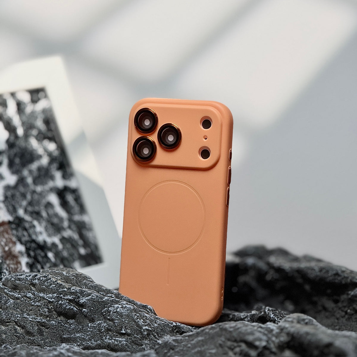 LEKCASE Slim Magnetic Silicone iPhone 17 Case with Lens Protection LEKCASE