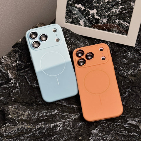 LEKCASE Slim Magnetic Silicone iPhone 17 Case with Lens Protection
