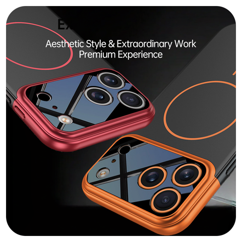 LEKCASE iPhone 17 series frosted magnetic hole anti-fall mobile phone case