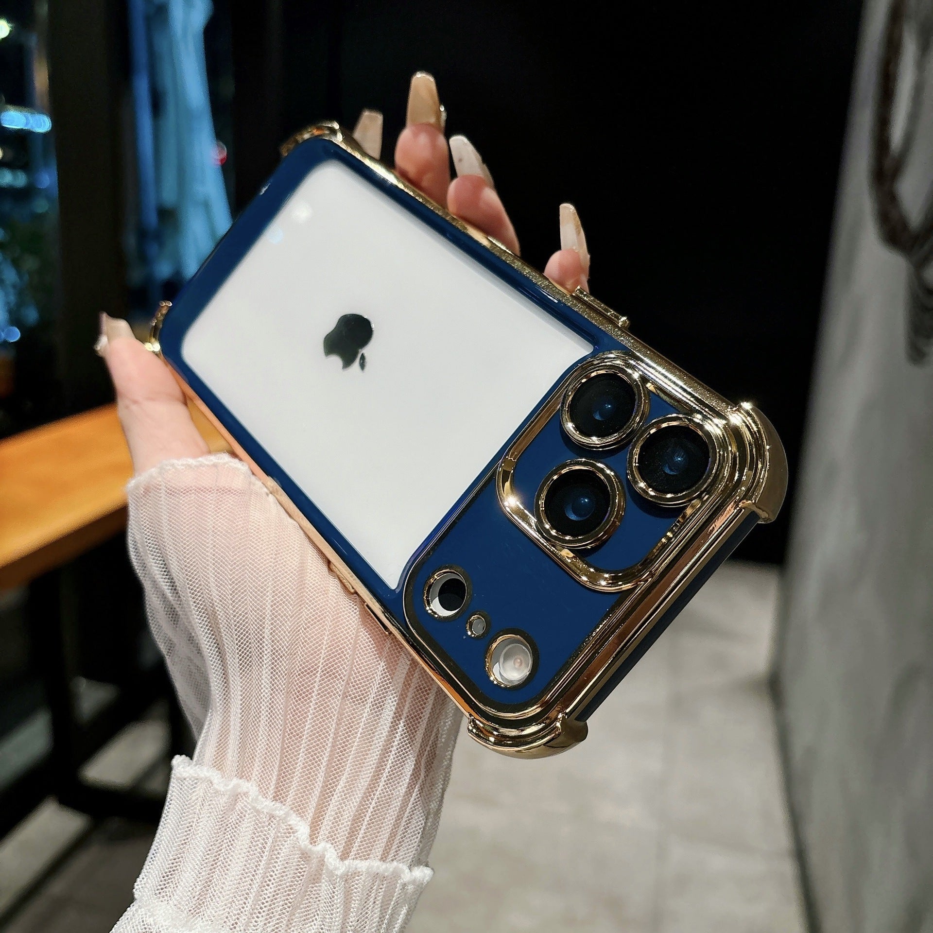 Blush Plated MagSafe Protective Case for iPhone LEKCASE