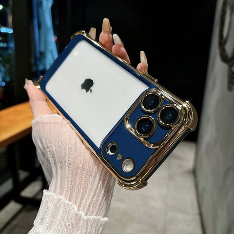 Blush Plated MagSafe Protective Case for iPhone LEKCASE