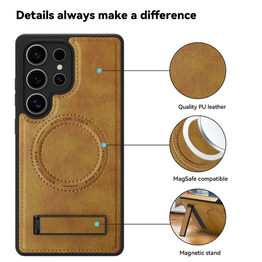Samsung S26 Ultra Car Magnetic Phone Case with Stand LEKCASE