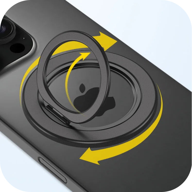 LEKCASE 360-degree rotating Magsafe aluminum alloy ring holder LEKCASE