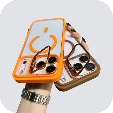 LEKCASE | Magnetic Lens Holder iPhone 17 Case with Clear Lens Protector