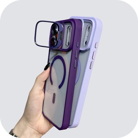 LEKCASE | Magnetic Lens Holder iPhone 17 Case with Clear Lens Protector