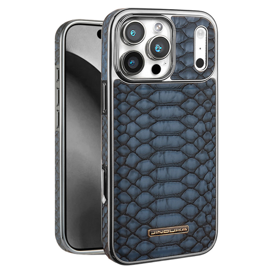 LEKCASE | iPhone 17 Snakeskin Design Electroplated Magnetic Phone Case LEKCASE