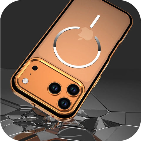 Shockproof iPhone 17 magnetic case impact tested on hard surface
