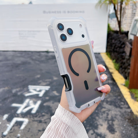 Gradient Magnetic Space Shell With Four-corner Anti-fall