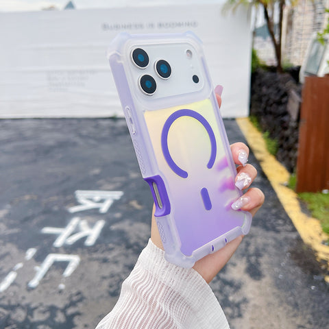 Gradient Magnetic Space Shell With Four-corner Anti-fall