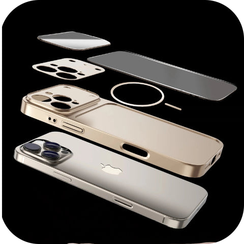 LEKCASE iPhone 17 Series Frosted Large Window Case with Lens Film