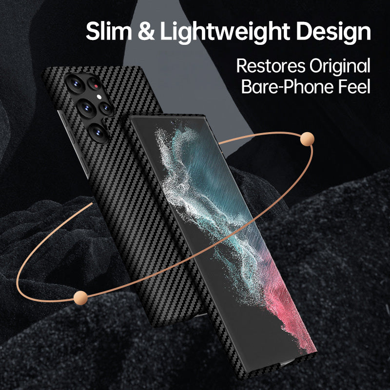 Samsung Galaxy S26 Ultra Carbon Fiber Texture Ultra-Thin Phone Case LEKCASE
