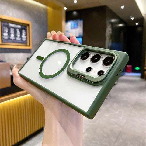 ♻️ Magnetic Phone Case With Full Lens Bracket