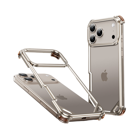 LEKCASE iPhone 17 Series Metal Airbag Shockproof Anti-Fall Case