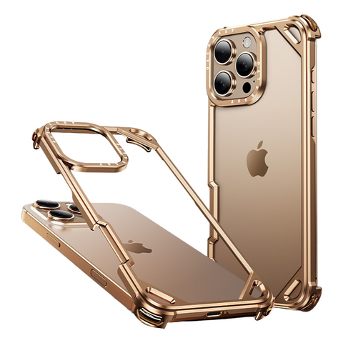 LEKCASE iPhone 17 Series Metal Airbag Shockproof Anti-Fall Case