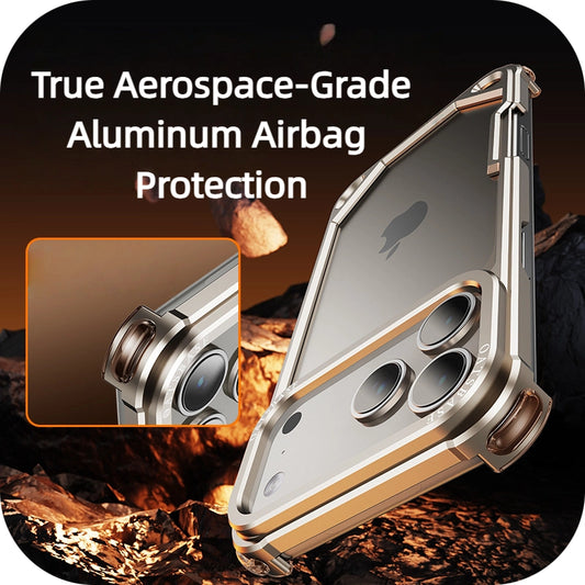 LEKCASE iPhone 17 Series Metal Airbag Shockproof Anti-Fall Case