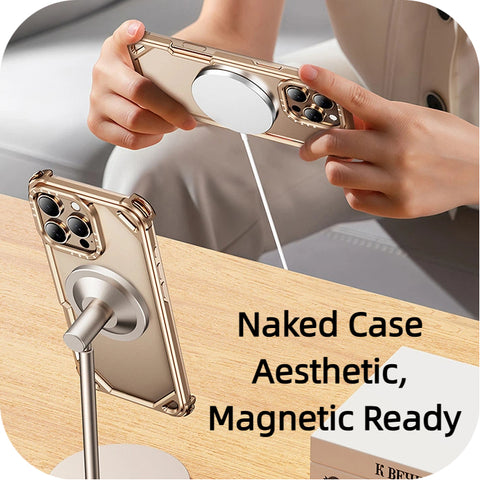 LEKCASE iPhone 17 Series Metal Airbag Shockproof Anti-Fall Case