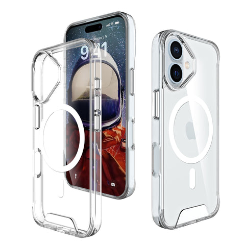 LEKCASE Clear MagSafe iPhone 17 Series Case | Shockproof & Non-Yellowing