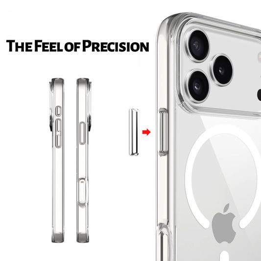 LEKCASE Clear MagSafe iPhone 17 Series Case | Shockproof & Non-Yellowing