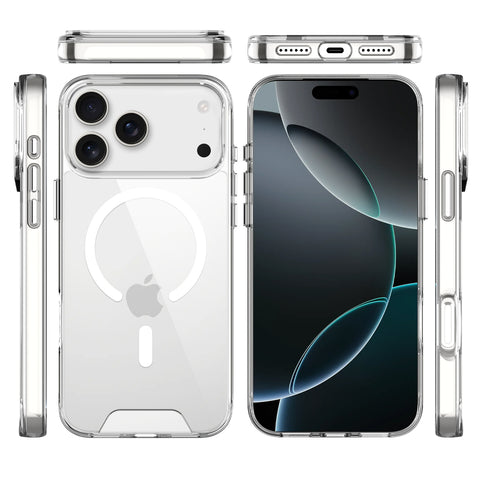 LEKCASE Clear MagSafe iPhone 17 Series Case | Shockproof & Non-Yellowing