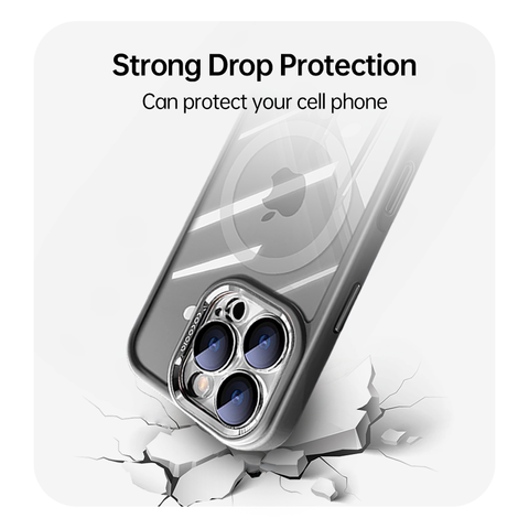 LEKCASE | Silicone Magnetic Case: Rear Magnet, Shockproof & Durable