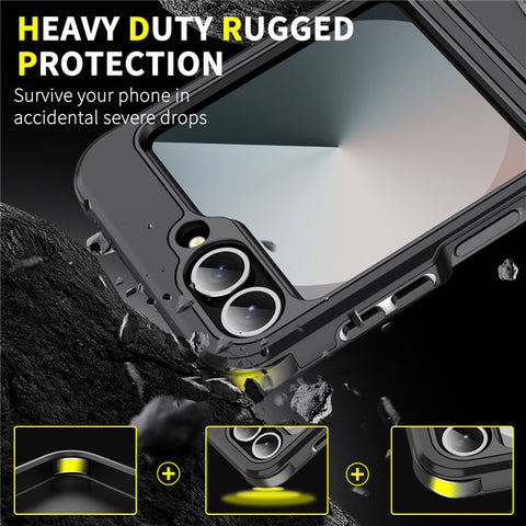 Samsung Z Flip Mech Folding Stand Protective Case LEKCASE