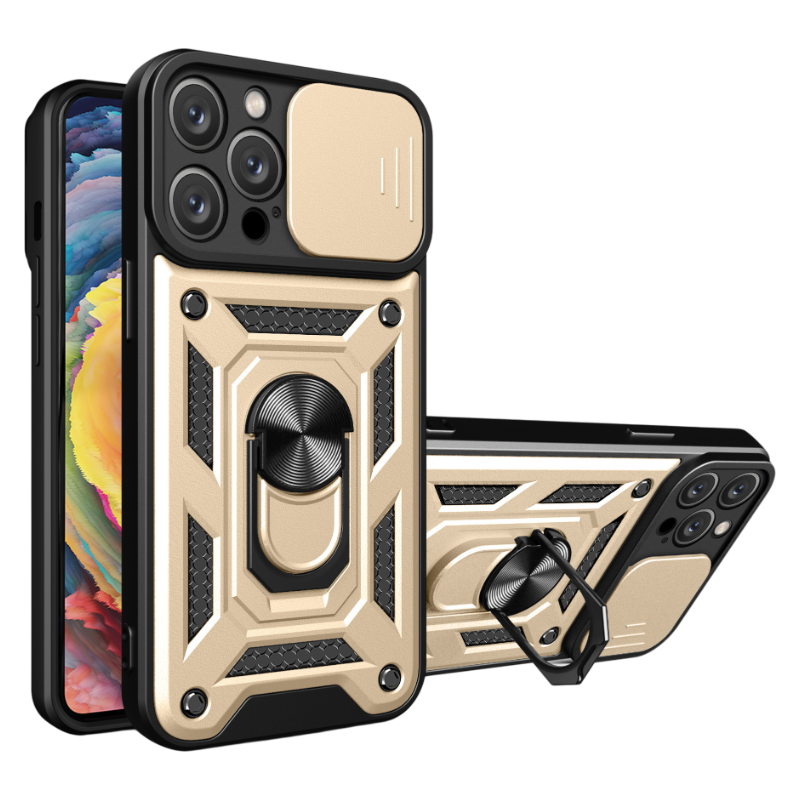 iPhone Mech Protective Sliding Window Phone Case LEKCASE