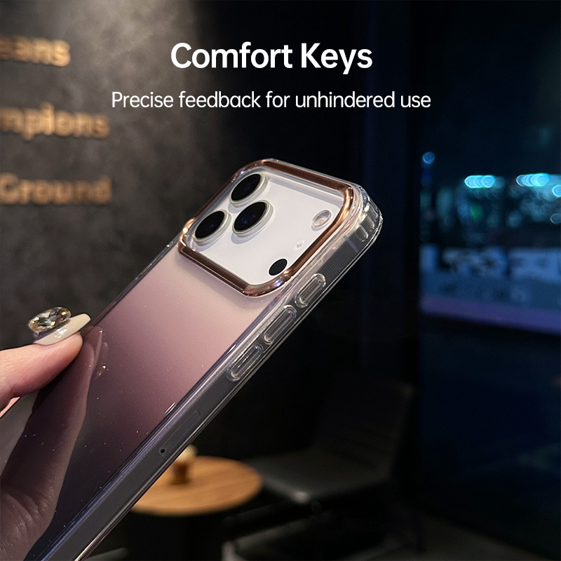 LEKCASE iPhone 17 Series Magnetic Transparent Gradient Shockproof Case LEKCASE