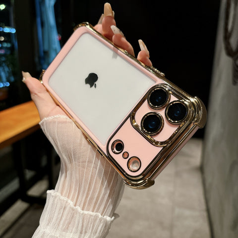 Blush Plated MagSafe Protective Case for iPhone LEKCASE