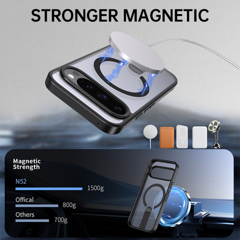 LEKCASE | Magnetic Transparent Phone Case With Stand