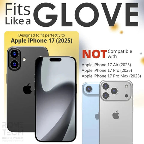 LEKCASE For iPhone 17 2.5D Tempered Glass Screen & Lens Protector