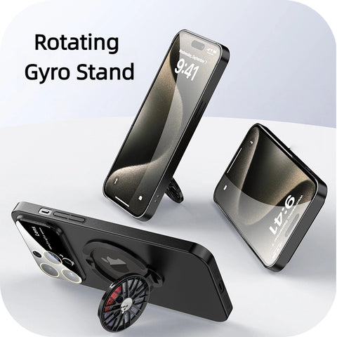 LEKCASE iPhone 17 Series Magnetic Case with 360° Rotating Gyro Stand