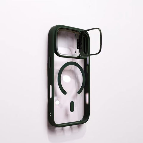 LEKCASE | Magnetic Lens Holder iPhone 17 Case with Clear Lens Protector