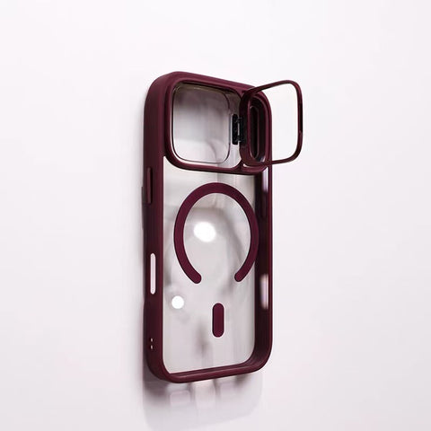 LEKCASE | Magnetic Lens Holder iPhone 17 Case with Clear Lens Protector