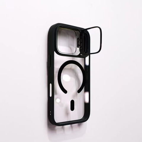 LEKCASE | Magnetic Lens Holder iPhone 17 Case with Clear Lens Protector