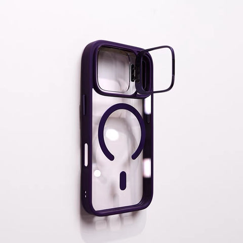 LEKCASE | Magnetic Lens Holder iPhone 17 Case with Clear Lens Protector