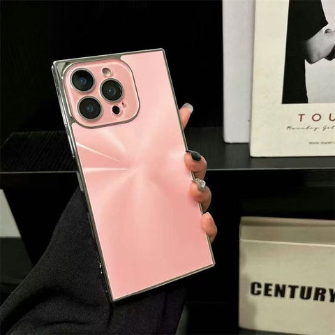LEKCASE Square Aurora Shine Electroplated iPhone Case for iPhone 17 Series