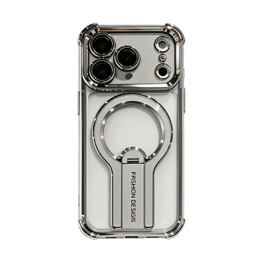 Invisible Bracket Magnetic Electroplating Mobile Phone Case LEKCASE