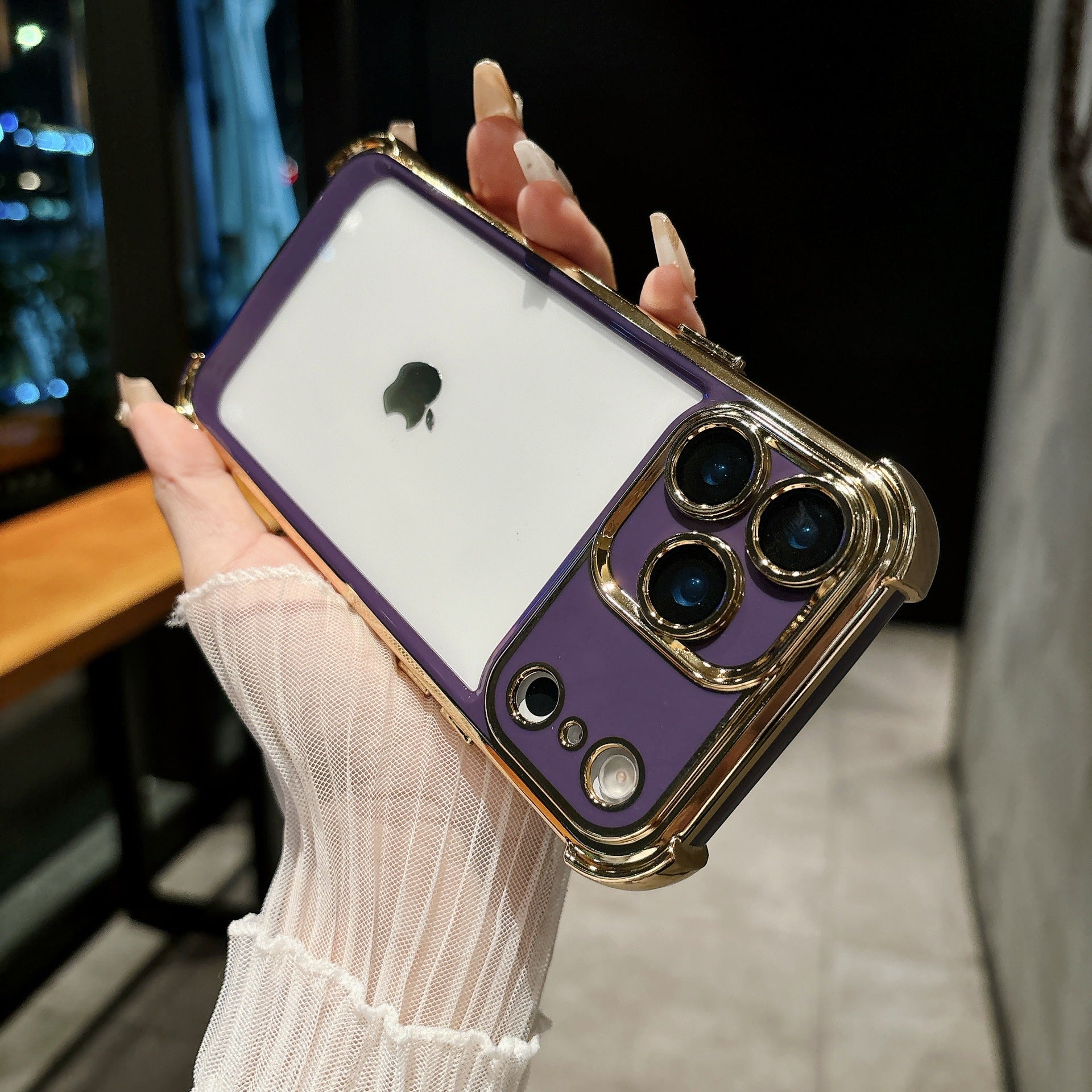 Blush Plated MagSafe Protective Case for iPhone LEKCASE