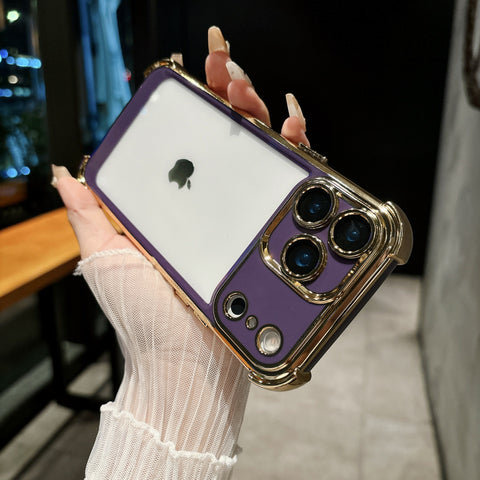 Blush Plated MagSafe Protective Case for iPhone LEKCASE