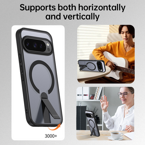 LEKCASE | Magnetic Transparent Phone Case With Stand