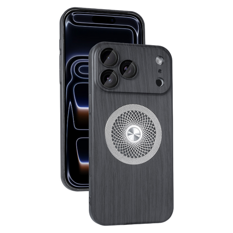iPhone Wood Grain Cooling Magnetic Phone Case LEKCASE