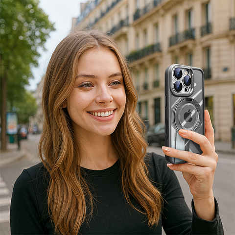 LEKCASE | iPhone 17 Series 360° Magnetic Case with Rotating Stand