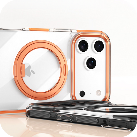 LEKCASE iPhone 17 Series Magnetic 360° Rotating Stand Protective Case